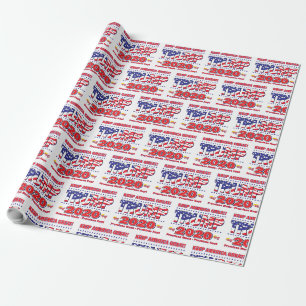 Trump 2020 Keep America Great - Versprechen gemach Geschenkpapier