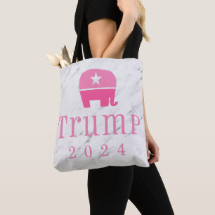 Trump 2020 Niedlicher rosa Elefant