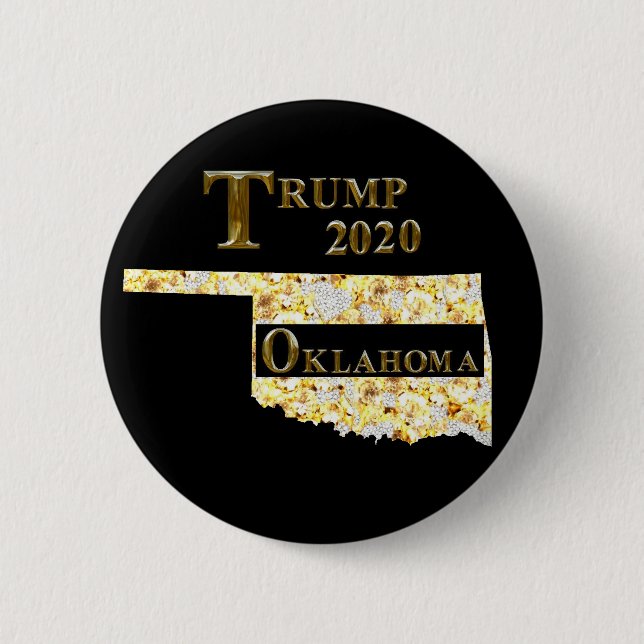 TRUMP 2020 OKLAHOMA BUTTON (Vorderseite)