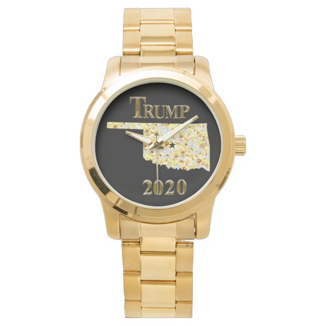 TRUMP 2020 OKLAHOMA WATCH ARMBANDUHR (Vorderseite)