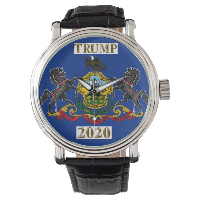 TRUMP 2020 PENNSYLVANIA WATCH ARMBANDUHR (Vorderseite)