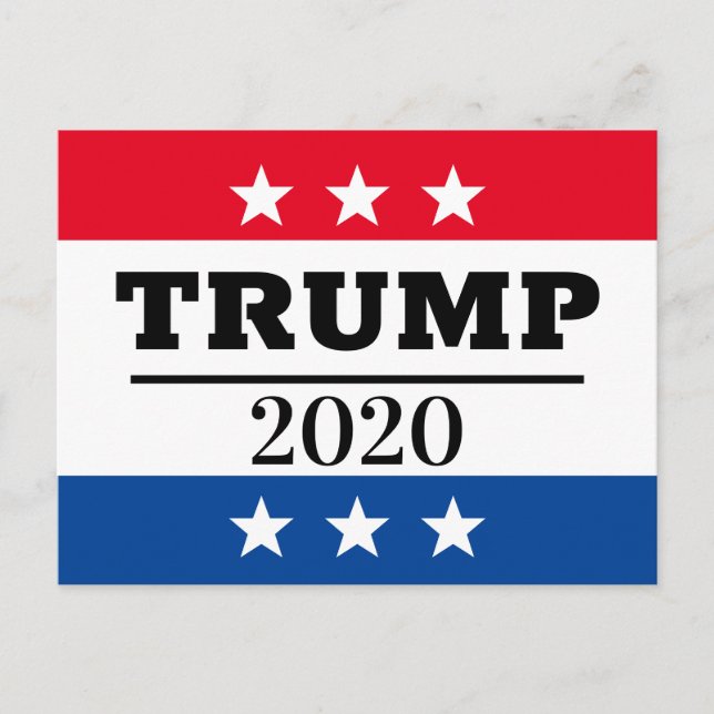 TRUMP 2020 POSTKARTE (Vorderseite)