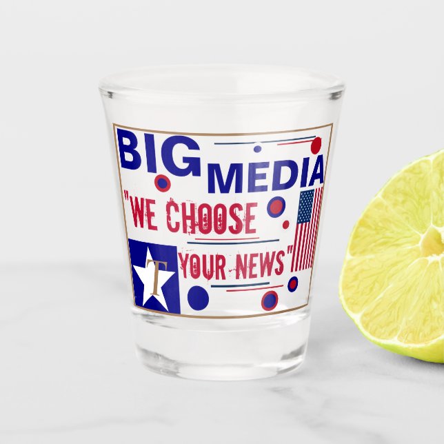 Trump 2020 Shot Glass Big Media Schnapsglas (Vorderseite)