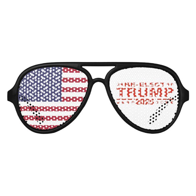Trump 2020-Sonnenbrille neu wählen Partybrille (Vorderseite)