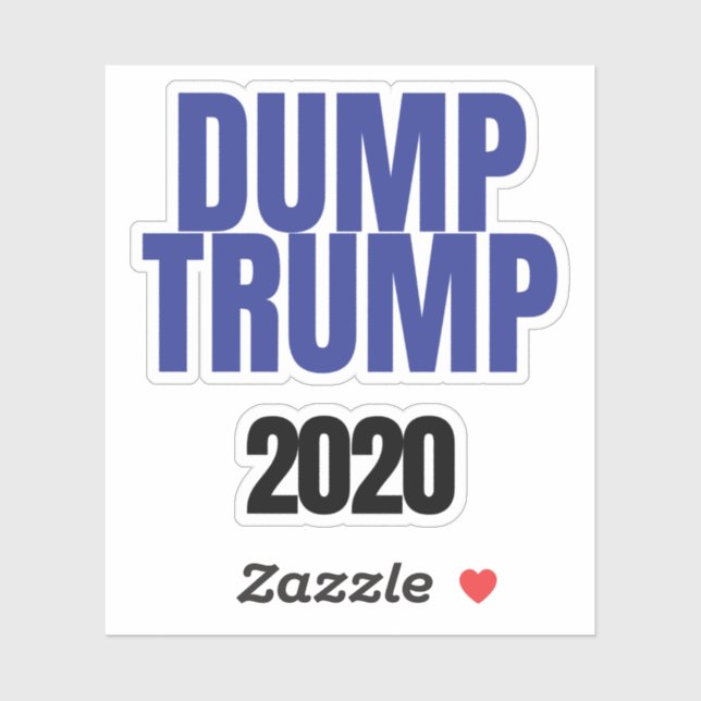 Trump 2020-Sticker 7 Aufkleber (Blatt)