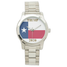 TRUMP 2020 TEXAS-SUCHE ARMBANDUHR