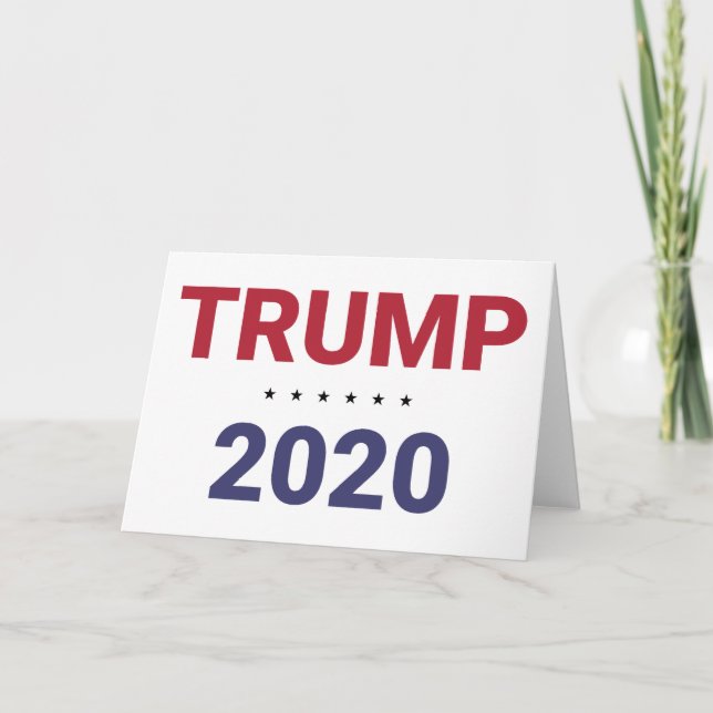 Trump 2020 (US-Wahl) Karte (Vorderseite)