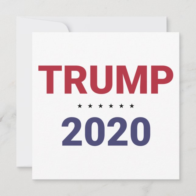 Trump 2020 (US-Wahl) Karte (Vorderseite)