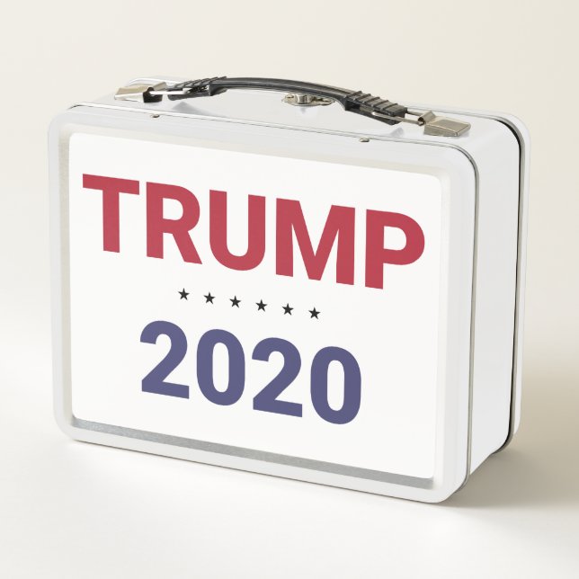 Trump 2020 (US-Wahl) Metall Brotdose (Rückseite)