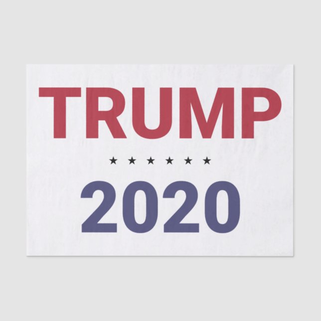Trump 2020 (US-Wahl) Seidenpapier (Vorderseite)
