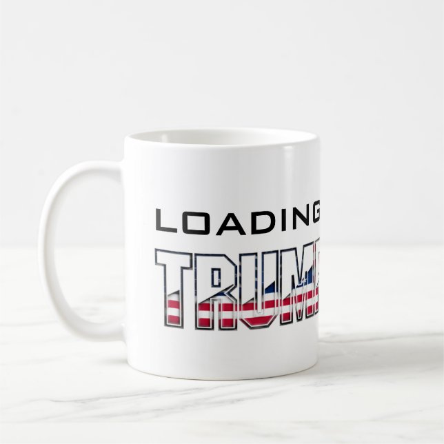 Trump 2020 USA - Wahltypografie Kaffeetasse (Links)