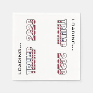 Trump 2020 USA - Wahltypografie Serviette
