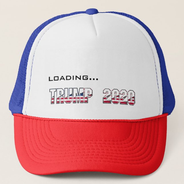 Trump 2020 USA - Wahltypografie Truckerkappe (Vorderseite)