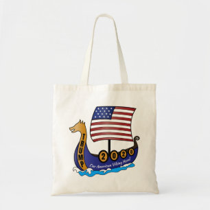 Trump 2020 Viking Ship Logo Tragetasche