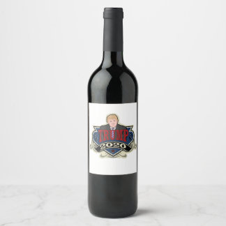 Trump 2020 Vintag Weinetikett