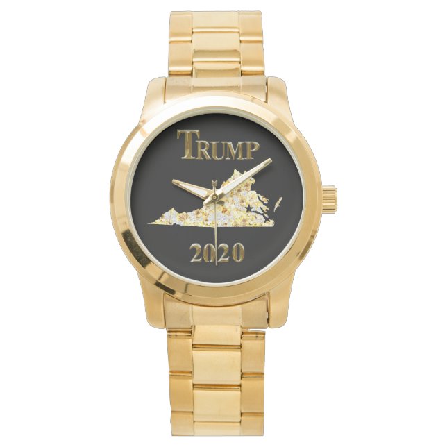 TRUMP 2020 VIRGINIA WATCH ARMBANDUHR (Vorderseite)
