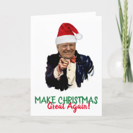 TRUMP 2020 Weihnachten wieder großartig! Karte