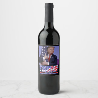 Trump 2020 weinetikett