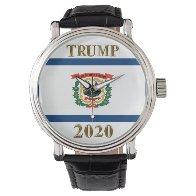 TRUMP 2020 WEST VIRGINIA WATCH ARMBANDUHR (Vorderseite)