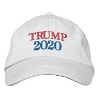 TRUMP 2020 WHITE BASEBALL CAP