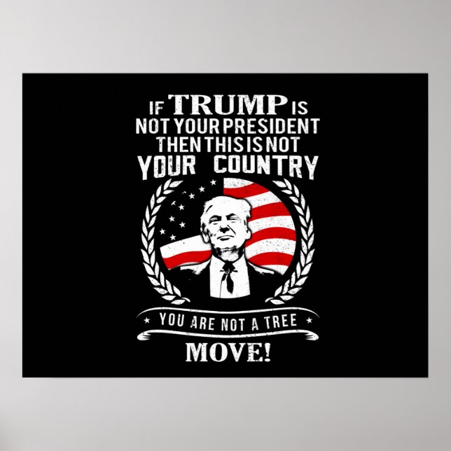 Trump 2020 - Witziges Zitat Poster (Vorne)