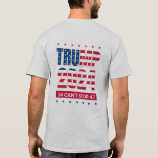 Trump 2024, 34 kann 47 nicht aufhalten T-Shirt