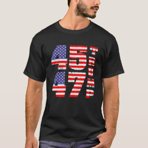 Trump 2024 45 47 Anti-Biden-pro-trump-T - Shirt