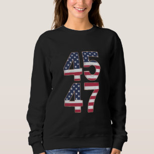 Trump 2024 45 47 Vintage Sweatshirt