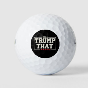 Trump 2024 47. US-Präsident Vintage Golfball