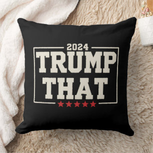 Trump 2024 47. US-Präsident Vintage Kissen