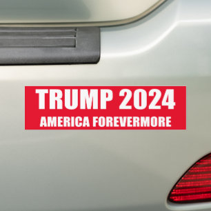 TRUMP 2024 - AMERICA FOREVERMORE AUTOAUFKLEBER
