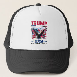 Trump 2024 American Eagle Truckerkappe