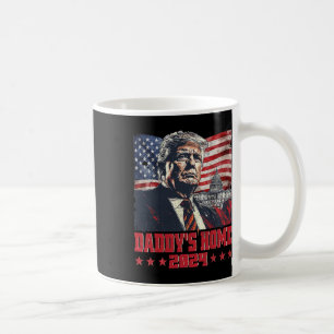 Trump 2024: Amerika Ck Daddys Zuhause Trump Pink Kaffeetasse