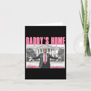 Trump 2024: Amerika Ck Daddys Zuhause Trump Pink Karte