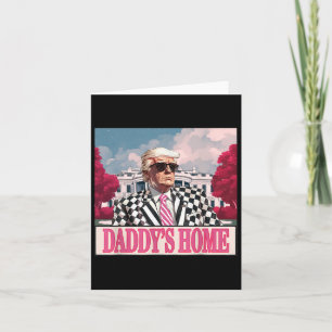 Trump 2024: Amerika Ck Daddys Zuhause Trump Pink Karte
