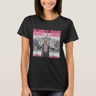 Trump 2024: Amerika Ck Daddys Zuhause Trump Pink T-Shirt