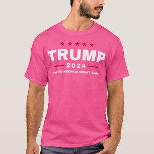 Trump 2024 Amerika wieder groß machen Patriotic De T-Shirt