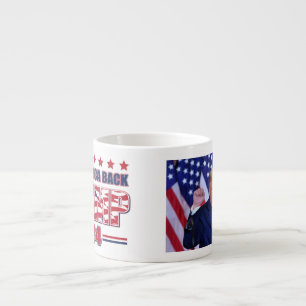 Trump 2024: Amerika zurück Espressotasse