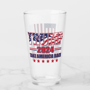 Trump 2024: Amerika zurück Glas