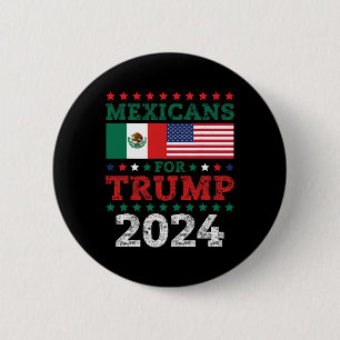 Trump 2024: Amerika zurück nach Mexiko - USA Button