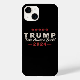 Trump 2024: Amerika zurück Präsident 47 USA Case-Mate iPhone 14 Hülle