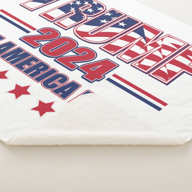 Trump 2024: Amerika zurück Sherpadecke (3/4)