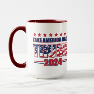 Trump 2024: Amerika zurück Tasse