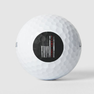 Trump 2024 Amerikanische Flagge beängstigend Vinta Golfball