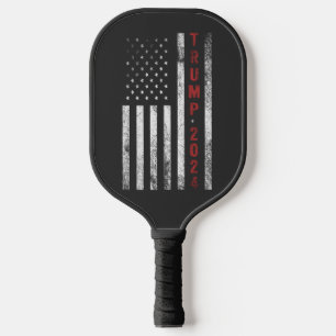 Trump 2024 Amerikanische Flagge beängstigend Vinta Pickleball Schläger