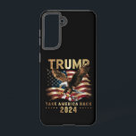 Trump 2024: Amerikas Fahne zurücknehmen Trump 2 Samsung Galaxy Hülle<br><div class="desc">Trump 2024 nimmt Amerika zurück unter der Flagge Trumps 2024</div>