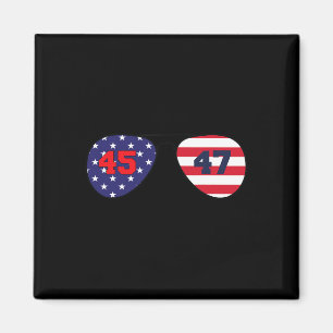 Trump 2024: Amerikas Flag-Patriot zurücknehmen Magnet