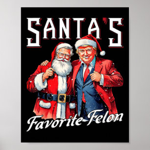 Trump 2024: Amerikas Lieblingsstipendiat Ck Santa Poster