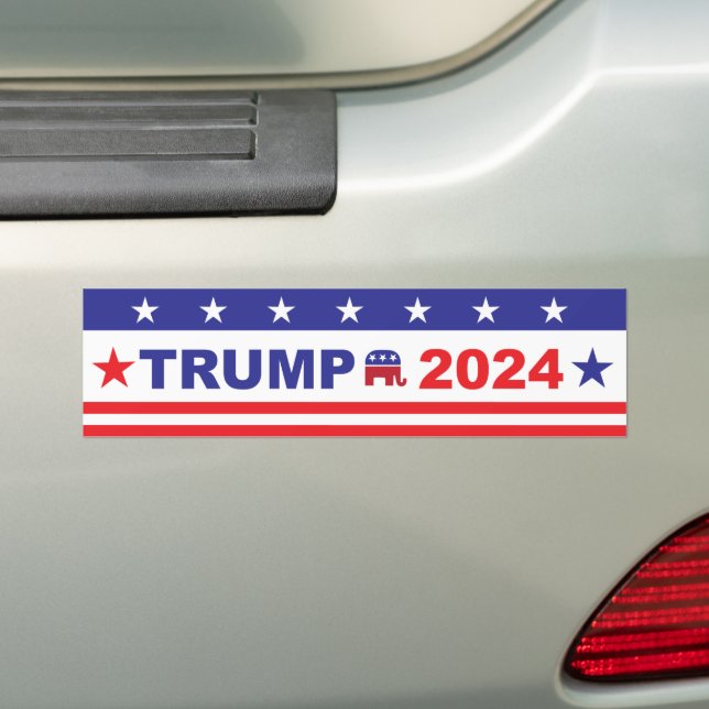 TRUMP 2024 AUTOAUFKLEBER (Auf Auto)