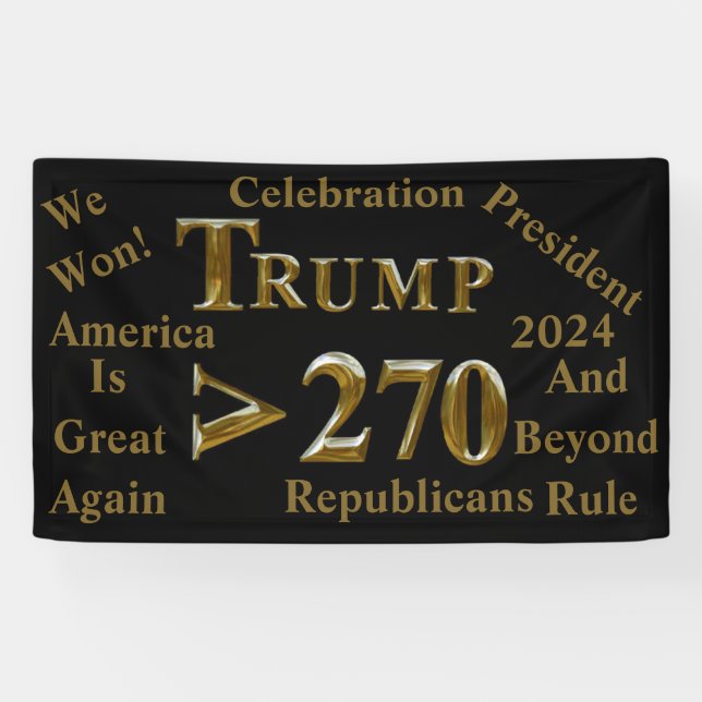 TRUMP 2024 BANNER (Horizontal)